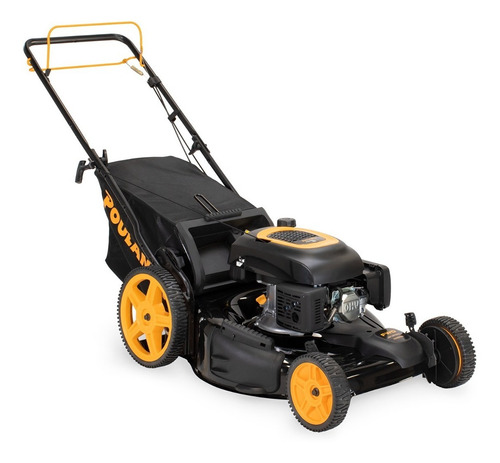 Podadora Poulan Pro Autopropulsada 3en1 22p 7hp 185cc 9pos Color Negro y Amarillo