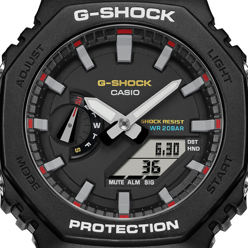 Reloj Asio G-shock Moda Modelo: Ga-2100rl-1acr Correa Negro