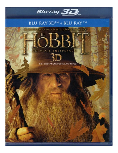 El Hobbit Un Viaje Inesperado Pelicula Blu-ray 3d + Blu-ray