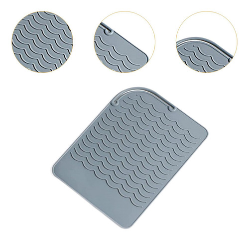 3 Alfombrilla Resistente Al Calor Para Planchas, Rizadores Y