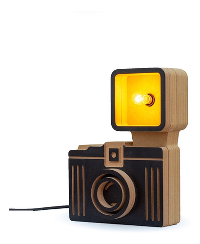 Imagen 3 de 5 de Lampara Camara Retro Decorativa Nordica Escandinava Interrup