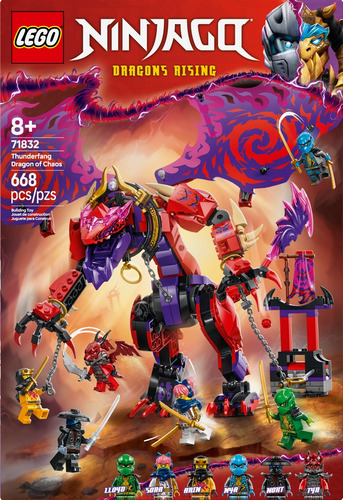 Lego® Ninjago® Thunderfang, O Dragão Do Caos 71832 668 Ninjago