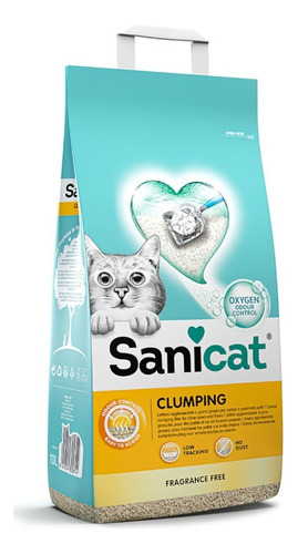 Sanicat Arena Sanitaria Gato Aglutinante 12kg x 12kg de peso neto