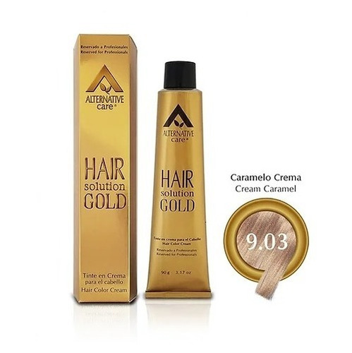 Tinte Hair Solution Gold 60ml Caramelo Crema 9.03