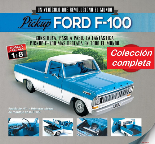 Set Completo Pickup Ford F-100 Salvat Pruni 110 Piezas Armar