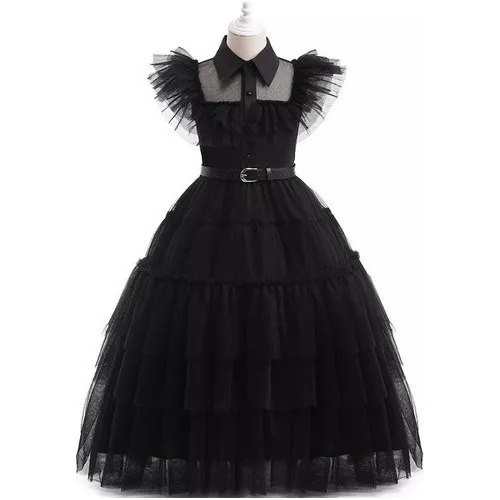 Disfraz De Adams Para Niña Merlina Gothic Dress 2023