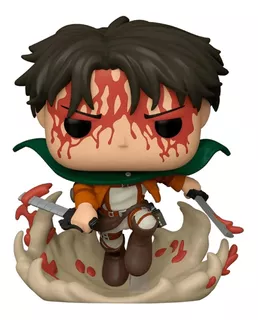 Figura De Acción Attack On Titan Battle Levi 58751 De Funko Pop! Animation