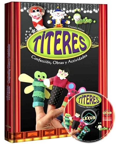 Libro Títeres Confección Obras Y Actividades +  Cd