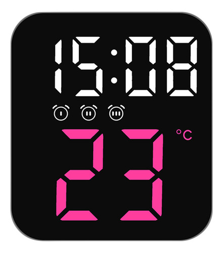 Nuevo Reloj De Temperatura Led Electrónico Creativo, Tres Ju