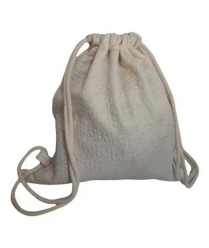 Bolsa Tela Lienzo Sublimable 20x25 Cm, Ahorque Raso X 25 Un