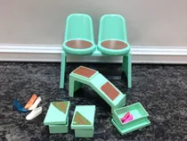 Comprar Set Accesorios Y Muebles De Zapatería Mattel Original
