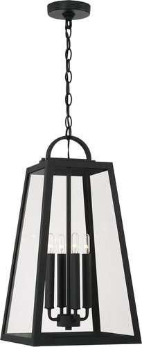 Leighton Linterna Colgante Cristal Transparente Para Luz