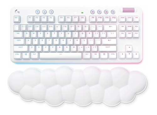 Teclado Logitech G715 Inalámbrico Lightspeed Lineal Blanco P