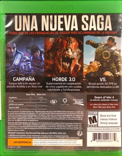 Gears Of War 4 + Quantum Break - Xbox One Físico (Usado)
