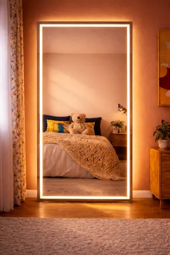 Espelho Camarim Banheiro 180 X80 Com Luz De Led Touch Screen