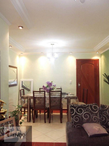 Imagem 1 de 18 de Imob03 - Apartamento Com 2 Dormitórios À Venda, 53 M² Por R$ 208.000 - Parque São Vicente - Mauá/sp - Ap3047