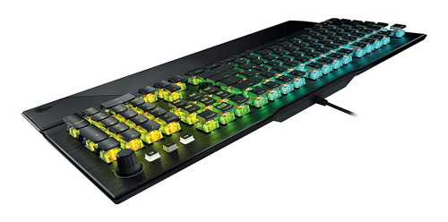 Teclado Gamer + Reposamanos Para Pc Roccat Vulcan Pro Rgb