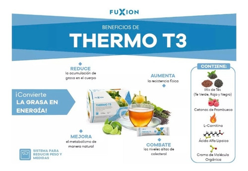 Trio Baja De Peso, Thermo T3, Nocarb T, Prunex 1 Fuxion