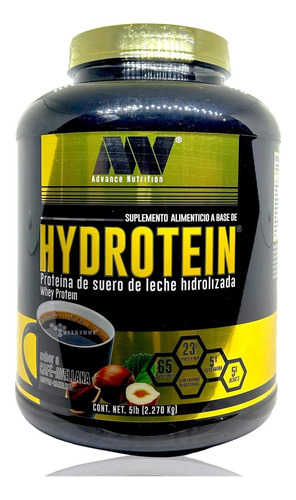 Hydrotein Whey Protein Café Avellana 5 Lbs Advance Nutrition