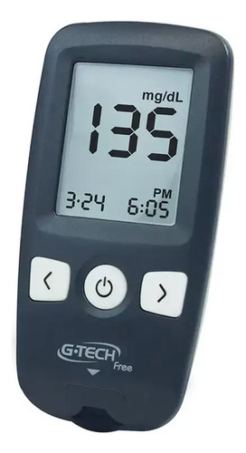 Medidor digital completo de glucosa en sangre - G-tech Color Black