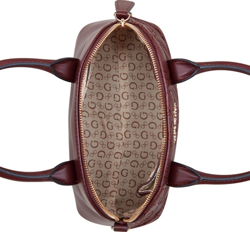 Bolsa Satchel Para Mujer Logo Estampado Factory Guess