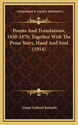 Libro Poems And Translations, 1850-1870; Together With Th...