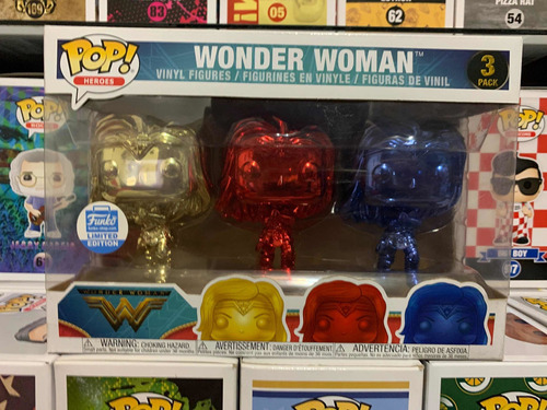 Funko Pop Dc Comics Wonder Woman 3 Pack Funko Shop