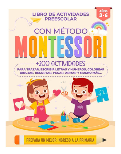 Libro: Libro Preescolar Con Método Montessori Para Niños En