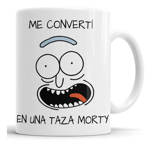 Taza Rick And Morty - Soy Una Taza Morty - Cerámica