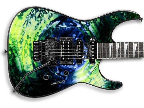 Skin Cgw Creativelab Helix Swirl Adesivo Guitarra Violao