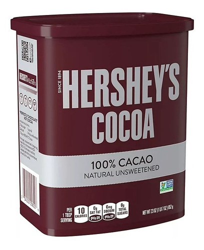 Hershey's Cacao Para Hornear Sin Azúcar - Kg a $90