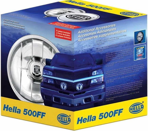 Jgo Faros Auxiliares Hella Comet 500ff Rally E Largo Alcance