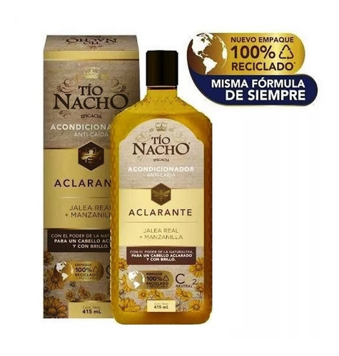 Acondicionador Tío Nacho Aclarante Jalea Real + Manzanilla