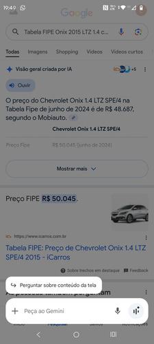 Chevrolet Onix 1.4 Ltz 5p