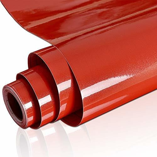 24 X 118 Glossy Red Contact Paper Peel And Stick Red W...