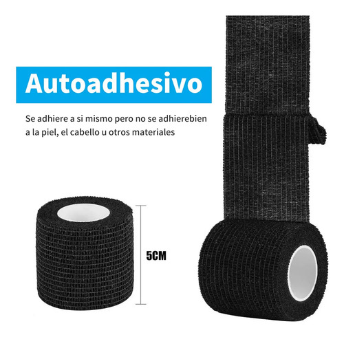 Banda Elástica Cohesiva Auherible De 5 X 4,5 Cm, 20 Unidades