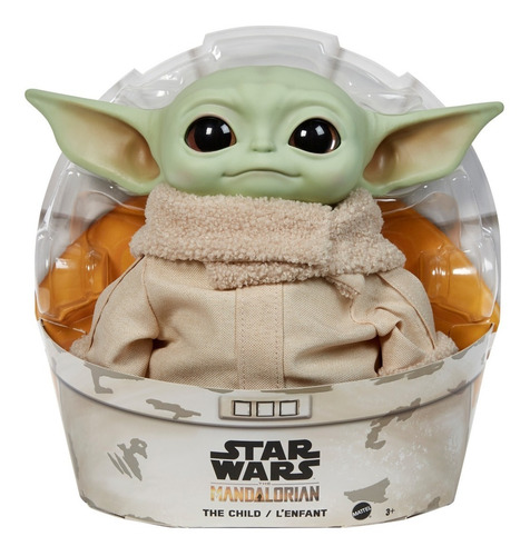 Imagen 1 de 9 de Mattel Star Wars Baby Yoda Peluche