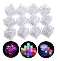 Comprar 50 Hielos Luminosos Led Colores Fiestas Cubo Luz Bebidas
