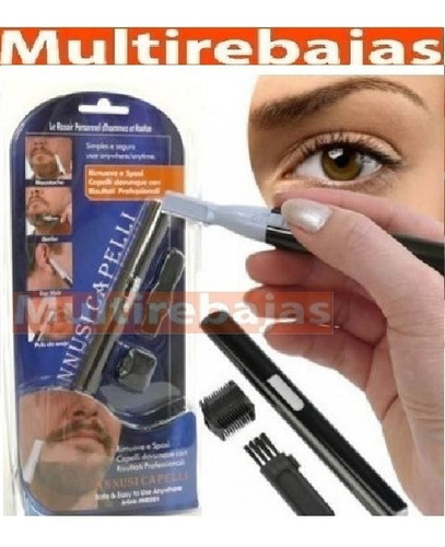 Afeitadora Precicion Led Barba Nariz Cejas Bigote