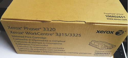 Cartucho Xerox Phaser 3320  106r02651 Original 