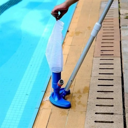 Cepillo Portátil Para Aspiradora De Piscina Y Bolsa