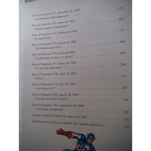 Imagen 5 de 5 de Capitan America Omnibus Obras Maestras De Marvel Televisa