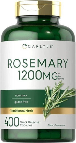 Carlyle | Rosemary Extract | Romero | 1200mg | 400 Capsules