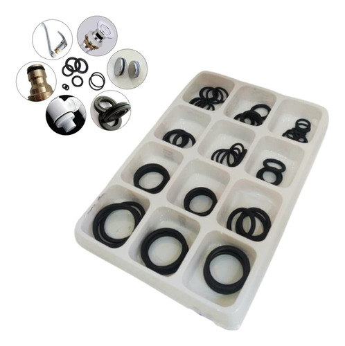 Kit Anel De Vedação Fbg Arruela Reparo De Borracha 50 Pçs