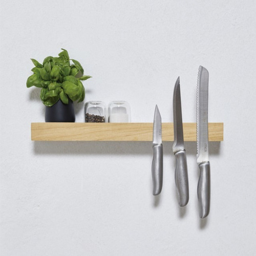 Imagen 10 de 10 de Estante Metal Para Cocina Con Frente Imantado De Madera