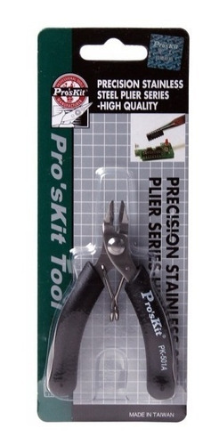 Alicate De Precisión Pinza Proskit 1pk501a De Acero Para Corte En Electrónica Y Trabajos Delicados