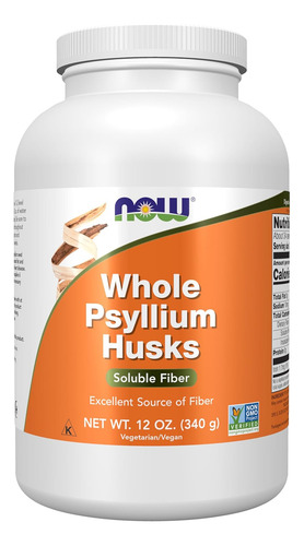 Cáscara De Psyllium En Polvo Now 340 G