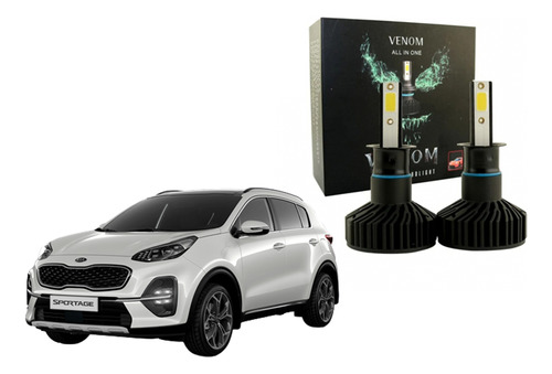 Luces Cree Led 20000lm Venom Kia Sportage (instalacióntc)