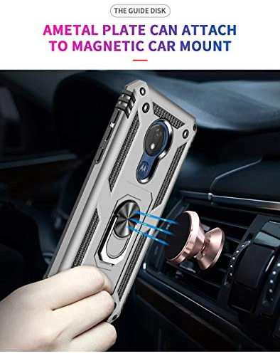 Funda Para Motorola Moto G7 Power Moto G7 Supra Negro Metal