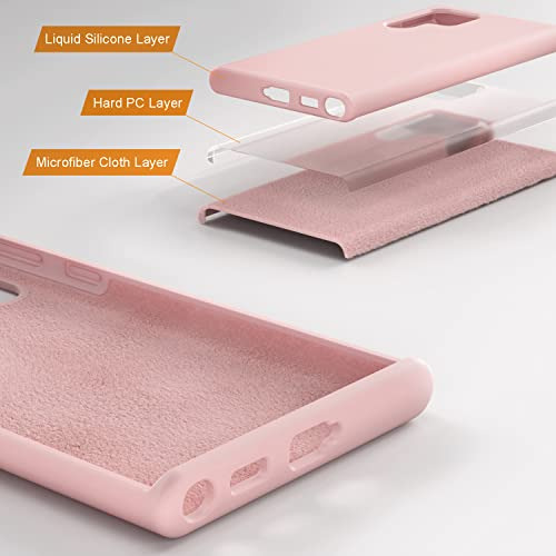 Funda Para Galaxy S22 Ultra 5g Rosa Sand 6.8 PuLG Liquid Sil